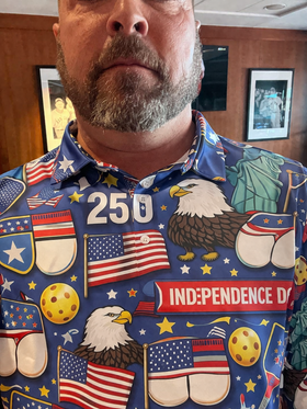 USA 250 Pickleball Patriot Polo
