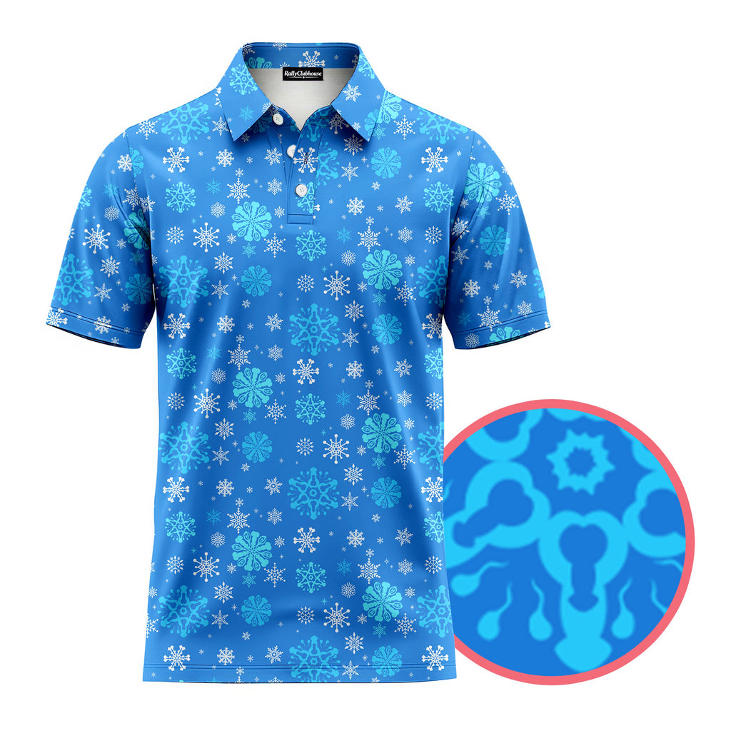 Blue Snowflake Edge