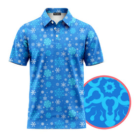 Blue Snowflake Edge