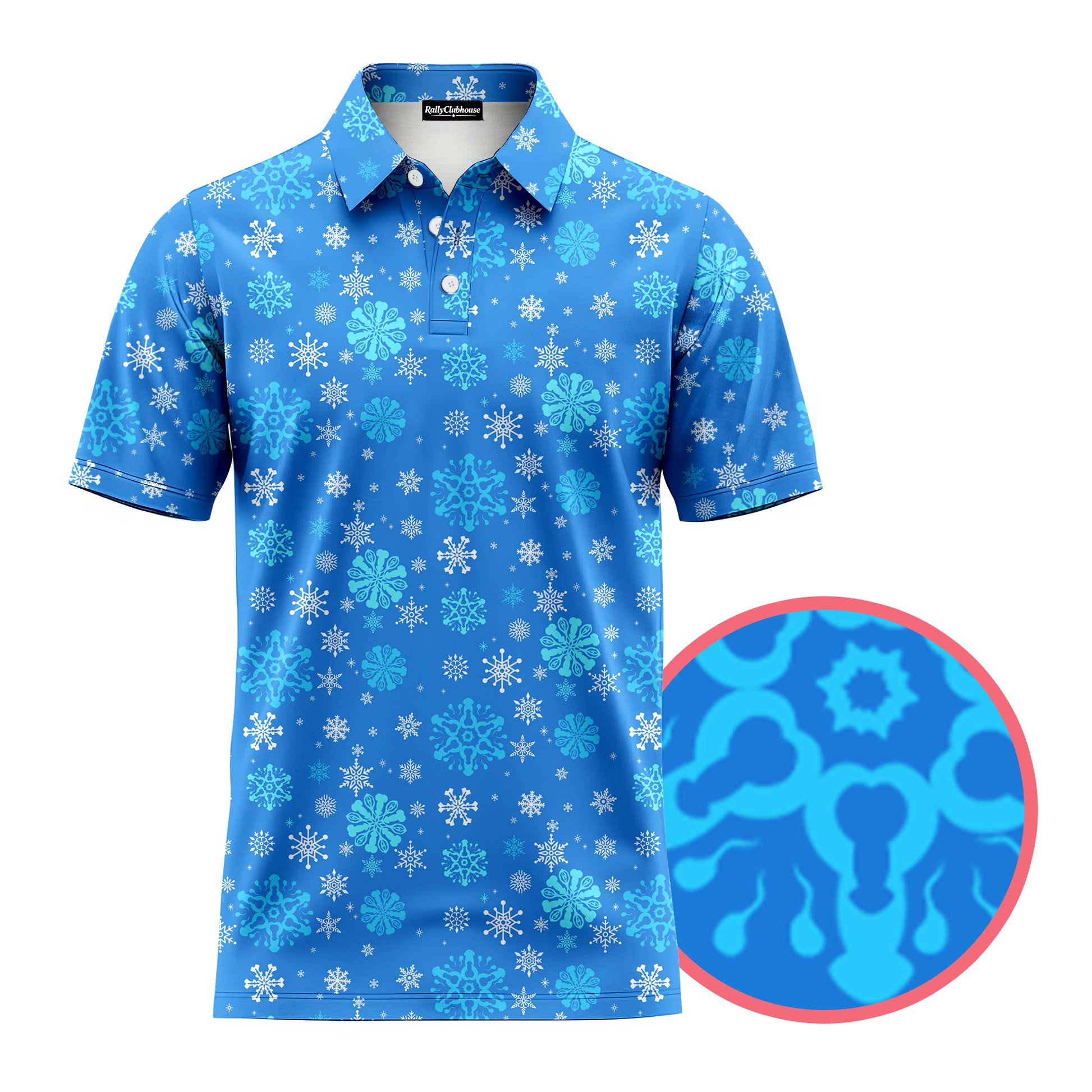 Blue Snowflake Edge